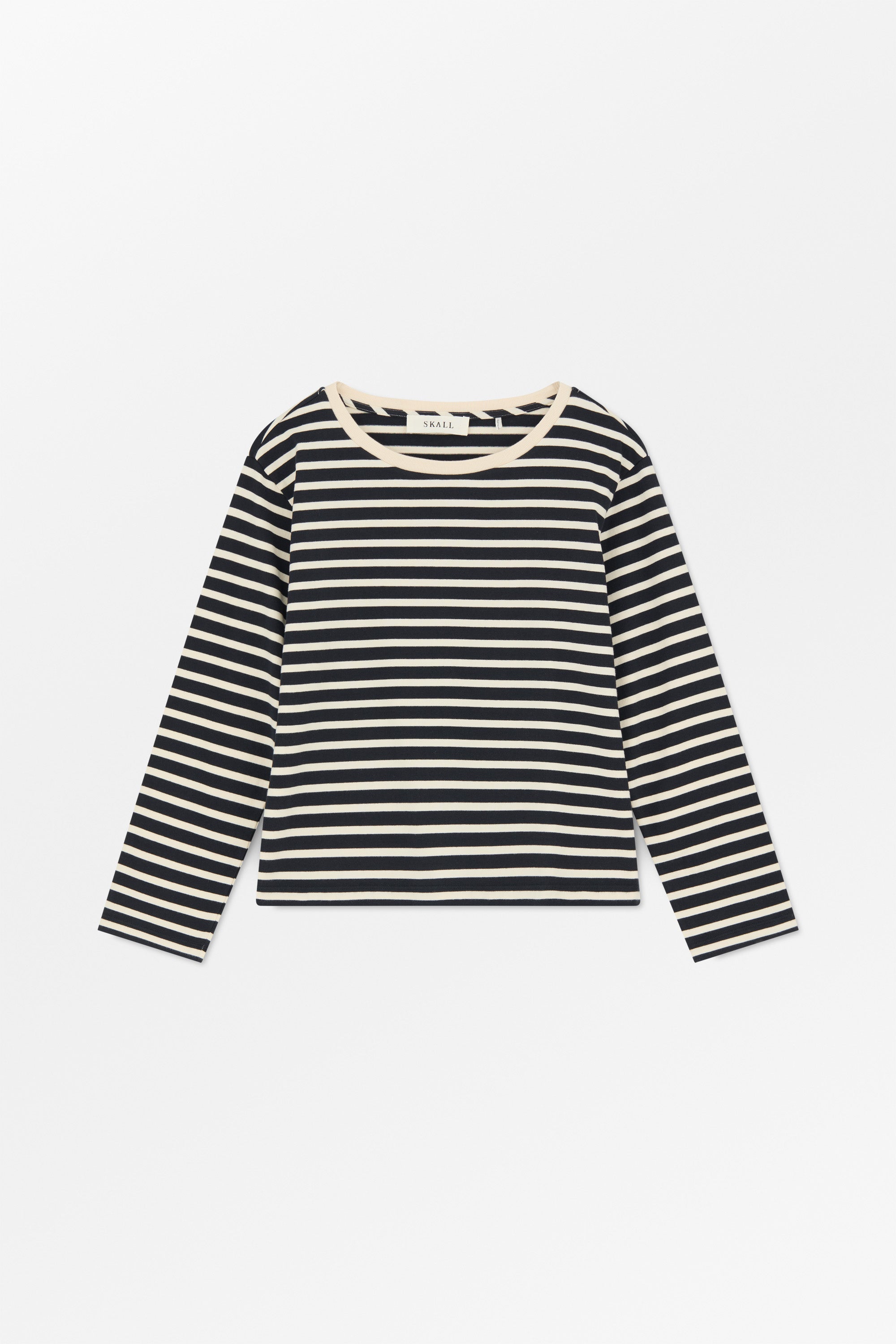 Skall Studio Marron oversized blouse Blouse Navy/Off white stripe